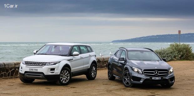 مقایسه مرسدس بنز GLA-Class با رنج روور Evoque